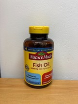 Nature Made Fish Oil 1200 mg w Omega -3 100 Softgel Exp 11/26 - £15.59 GBP
