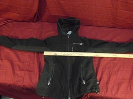Free Country Ladies Fleece Jacket~Fuzzy Fleece Lining~Small~Black~NM 13182 - $23.54