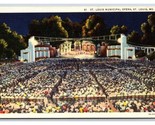 Municipal Opera St Louis Missouri MO UNP  Linen Postcard V18 - $2.92