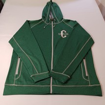 Team 365 C EAGLES Men&#39;s Green Full Zip Hoodie Sweatshirt Pockets Long Sl... - €13,74 EUR