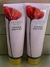 Victoria’s Secret SPRING POPPIES Fragrance Body Lotion ~ 8 fl.oz. ( Lot of 2 ) - £20.54 GBP