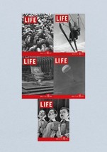Life Magazine Lot of 5 Full Month of March 1937 1, 8, 15, 22 - £45.56 GBP