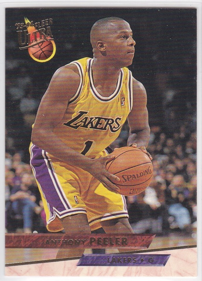 M) 1993-94 Fleer Ultra Basketball Trading Card Anthony Peeler #96 - $1.97