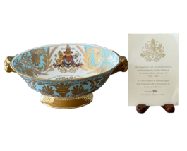 Royal Collection Buckingham Palace Queen Elizabeth II Golden Jubilee Decor Bowl - £769.35 GBP