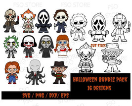 Movie Horror Bundle SVG Bundle - $2.50