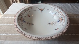 Large Antique Porcelain China ARCADIA Punch / Fruit / Display Bowl 16.5&quot;... - £395.68 GBP