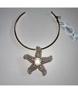 Piper K Jewelry COLLAR Necklace NATURAL SHELL GLASS STONES  NEW - $1,621.88 MXN