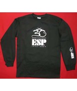ESP Guitars Long Sleeve T-Shirt 30th Anniversary Black Size Small - $24.67 CAD