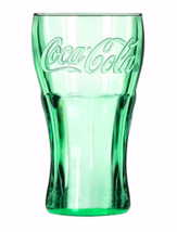 NEW - Anchor Hocking Set of 24 Genuine Coca Cola RARE Georgia Green Glasses - £23.88 GBP