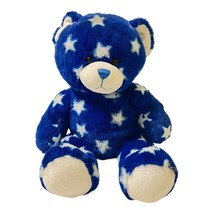 Build a Bear Blue White Star Plush Stuffed Animal Doll Toy Patriotic Ted... - £10.89 GBP