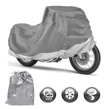 Motor Trend Motorcycle Cover Outdoor Motorbike All Weather Protection (M) - £24.77 GBP