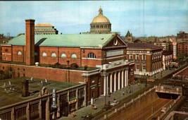 Vintage 3.5x5.5 Postcard Symphony Hall Massachusetts &amp; Huntington Ave Bo... - £2.31 GBP