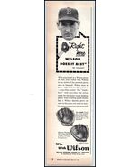 1950s Ted Williams Wilson Baseball Gloves PRINT AD BX3 - $10.69 CAD