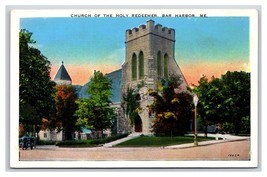 Church of The Holy Redeemer Bar Harbor Maine ME UNP WB Postcard Y3 - $3.91