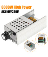 AC 110-220V 6000W SCR Motor Speed Controller Voltage Regulator Dimmer Th... - $22.99