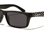 Dweebzilla Slim Black Rectangular White Skull Wrap Sunglasses (Matte Bla... - $10.73