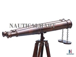 NauticalMart Floor Standing Admiral&#39;s Antique Copper Binoculars 62&quot; - £318.20 GBP