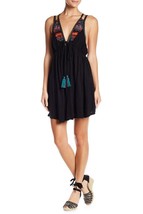 FREE PEOPLE Femmes Robe Lovers Cove Elegante Noire Taille XS OB805618  - £42.65 GBP