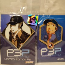Persona 3 Junpei Iori Enamel Pins Set Of 2 Official Atlus Collectible Badges - £21.18 GBP