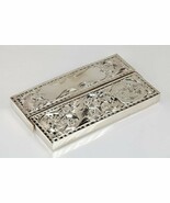 Gorgeous Etched Sterling Silver Great Seal of California Card Holder w/ ... - $17,403.88 MXN