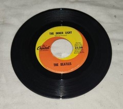 Vintage Beatles Capitol 45RPM Record Lady Madonna The Inner Light 2138 Vinly - £15.73 GBP
