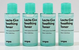 Lot of 4 unpa ~ Lacto Cica Soothing Toner ~ 1 5ml/.5oz Travel Size ~ New - £10.38 GBP