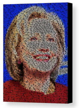 Hillary Clinton Incredible Presidents Mosaic Framed Print Limited Edition w/COA - £15.58 GBP