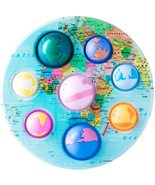 Simple Dimple Pop it Fidgets Earth Toy &amp; Easter Basket Gifts for Kids &amp; ... - £6.14 GBP