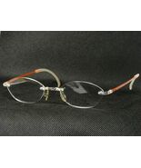 EBM 2340 /5 CLEAR /ORANGE SILVER RARE EYEGLASSES GLASSES 50-18-155mm Ger... - $77.34