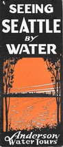 Vintage 1920s-30s Seeing Seattle By Water Anderson Water Tours Brochure/Booklet - £14.17 GBP