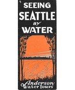 Vintage 1920s-30s SEEING SEATTLE BY WATER Anderson Water Tours Brochure/... - $24.67 CAD