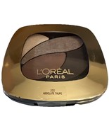 1- L&#39;Oreal Paris Colour Riche Eyeshadow Quad #250 ABSOLUTE TAUPE New/Sea... - $546.78 MXN