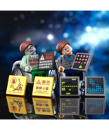 2pcs Scientist Stephen Hawking and Zombie Hawking Minifigures Building Toys - $12.37 CAD