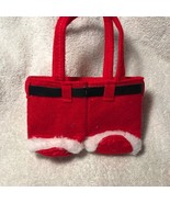 Avon 2012 Felt Holder for Minis - Santa Pants - minis not included - $19.95