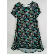 LulaRoe Womens Hi Low Pocket Dress With Multi-Color Retro Design Size Small - £8.37 GBP