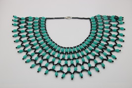 beaded necklace maroc -Collier marocaine tasdichte- Personalized jewelry - $65.00