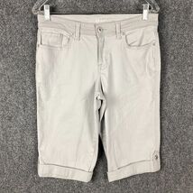 Style &amp; Co Skimmer Shorts Women&#39;s Size 6 Cotton Blend Gray Adults - $9.50