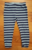 Carter&#39;s Just One You Dark Navy Blue Teal Stripes Toddler Pajama Pants 4T - £15.97 GBP