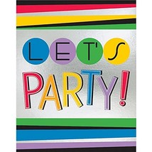 LET&#39;S PARTY Invitations and Envelopes Birthday Party Invites 8 Per Package New - £3.12 GBP