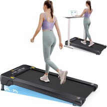 Walking Pad With Auto Incline, Max 9% 3-Stage Incline Under Desk Treadmill, 2.5H - £415.33 GBP