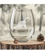Otter Etched Glasses - Wine, Champagne, Pint Glasses, Shot Glass - $24.99+