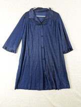 Womens Blue Gown Robe Vintage Size See Measurements Navy Blue - £13.24 GBP