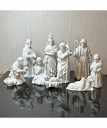 Vintage Avon Nativity Set Collectibles White Porcelain 9 Pieces Shepards... - €70,53 EUR