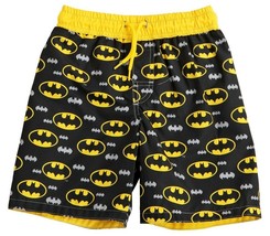 BATMAN DC COMICS UPF-50+ Bathing Suit Swim Trunks NWT Boys Sizes 4, 5-6 ... - $14.99