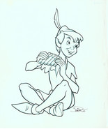 Jon Pinto Original Art SIGNED Walt Disney World Park Peter Pan Collectib... - $2,435.90 MXN