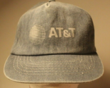 Vintage AT&amp;T Denim Hat Cap Phone Company ba1 - $11.87