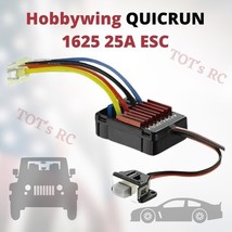 Hobbywing QUICRUN 1625 25A 2~3S Brushed ESC 1/18 1/16 RC Car BEC 6v/1a - $410.81 MXN