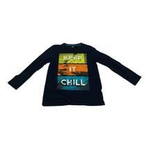 Old Navy Youth Boys Long Sleeved Crew Neck Graphic T-Shirt Size Medium - £11.04 GBP