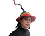 Terrapin Trading Nepalese Felt Hat | Rainbow | One Size | Festival Fancy... - $24.45