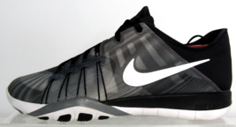Nike Free TR 6 Women&#39;s Size 8.5 833424-001 Black Gray Running Shoes - £20.13 GBP